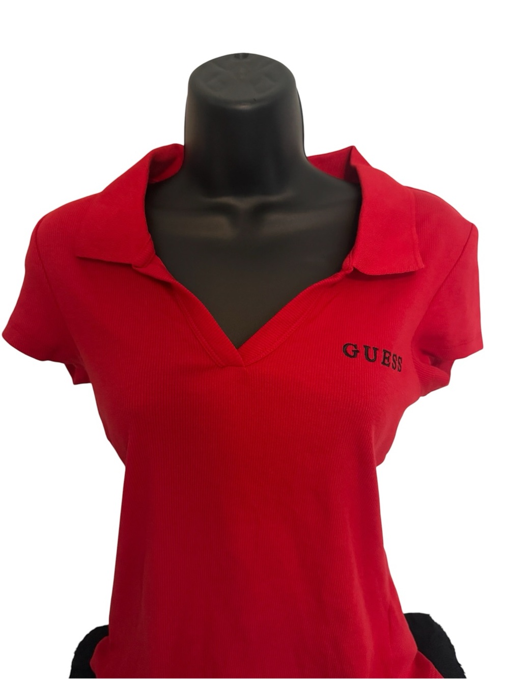 GUESS Women’s Red Polo Top in Size Large, Brand New with tags ❤️